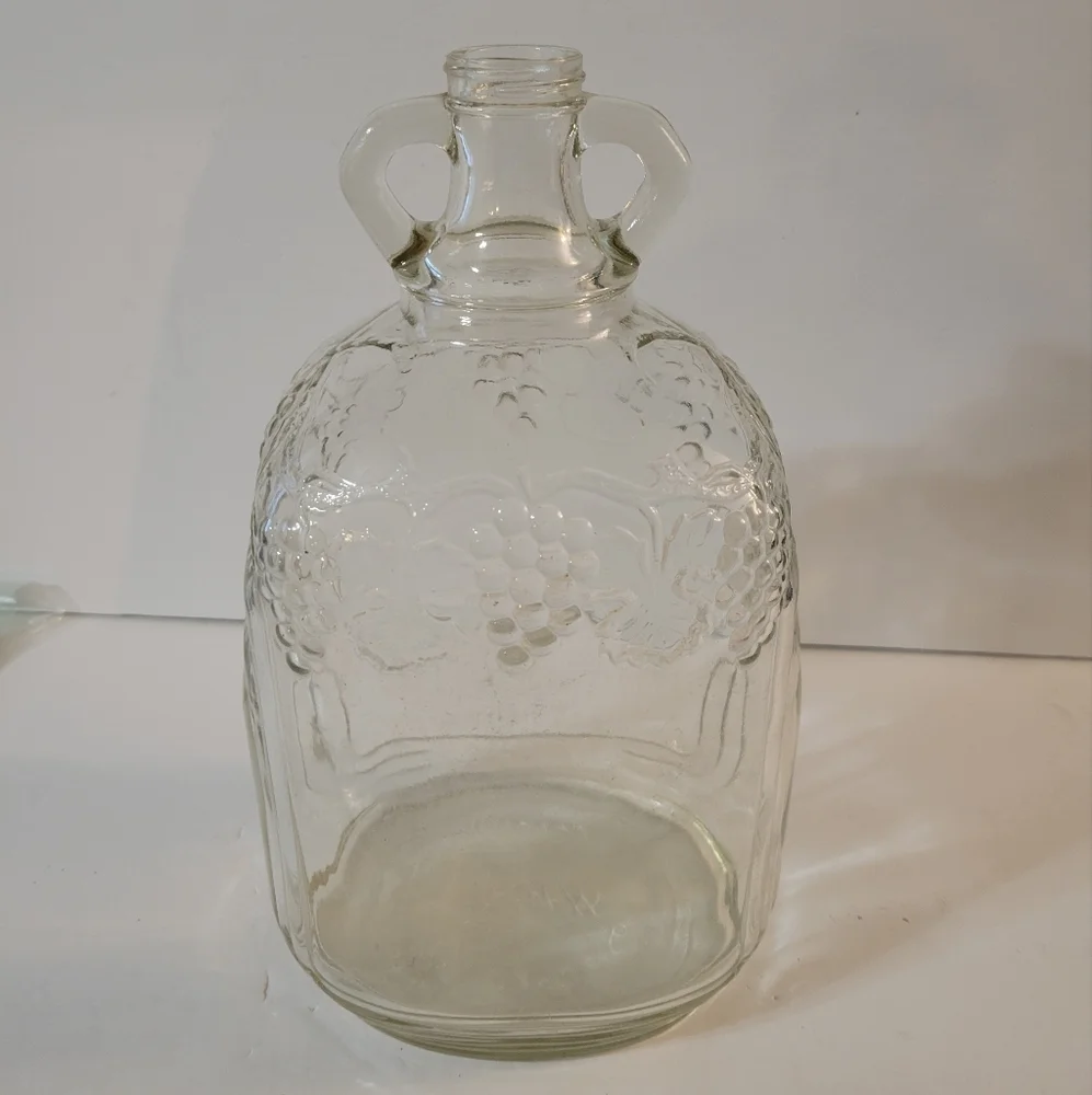 Antique 20s Ball Wine Jug Double Handle